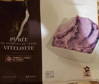 Purée de pommes de terre vitelotte Saveurs