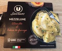 Mezzelune citrouille et crème de fromage