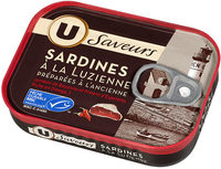 Sardines à la Luzienne jamb.Bayon.piment espelette,
