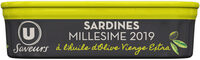 Sardines millésimées à l'huile d'olive vierge extra , 115g