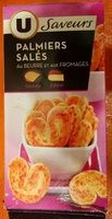 Palmiers Salés au Beurre et aux Fromages (Gouda, Edam)