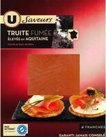 Truite fumée, 4 tranches - 140g