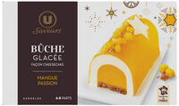Bûche glacée façon cheesecake mangue passion Saveurs