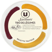 Trio de légumes: betterave, carotte, potiron