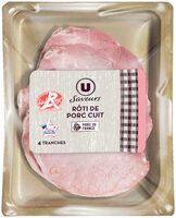 Rôti de Porc Label Rouge - x4 tranches, 180g
