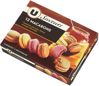 Macarons Caramel, Passion, Fraise et Orange-Chocolat