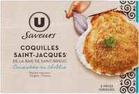 Coquilles au noix de st-jacques st-brieuc 2x100g