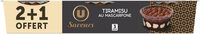 Tiramisu 2x90g + 1 offert