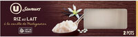 Riz au lait à la vanille de Madagascar