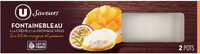 Dessert Fontainebleau sur lit de mangue passion 2x90g