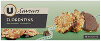 Biscuits florentins au chocolat au lait