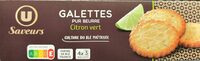 Biscuits Galettes au citron vert