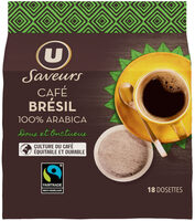 Café moulu Brésil dosettes souples N°3 x18