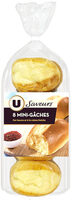 Mini gâche pur beurre à la crème fraîche x8, 360g