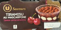 Tiramisu au mascarpone saveur cerises amarena