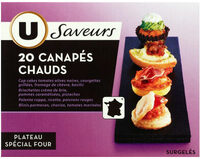 Canapés chauds , x20 - 200g