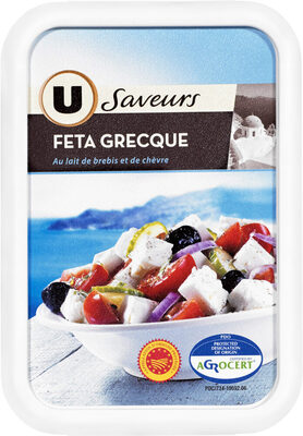 Féta grecque AOP au lait de brebis pasteurisé 24,2%mg, 200g