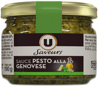 Sauce pesto alla genovese bocal de 190g