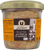 Rillettes de noix de Saint Jacques à la bretonne pot de 100g