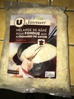 Melange rapé pour fondue Savoyarde
