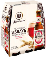 Bière rubis Abbaye Höellingem arôme fruits rouges 5°, 6x25cl
