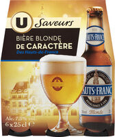 Bière blonde de caractère des Hauts de France , 7,5°, 6x25cl