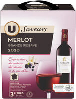 Vin rouge IGP Pays d'Oc Merlot grande réserve - Fontaine à vin 3L