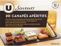 Assortiment de canapés x20 - 175g