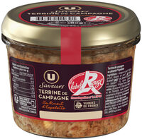Terrine de campagne au piment d'espelette label rouge
