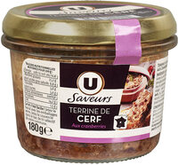 Terrine de cerf aux cranberries