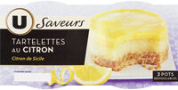 Tartelettes au citron de Sicile 2x80g