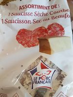 Saucisse sèche courbe + saucisson au beaufort