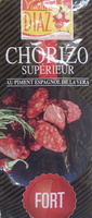 Chorizo supérieur au piment espagnol de la Vera - FORT