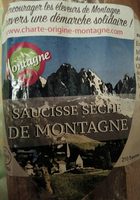 Saucisse sèche de montagne