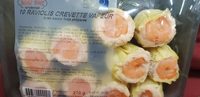 10 raviolis crevette vapeur