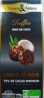 Truffes Coco Chocolat Noir