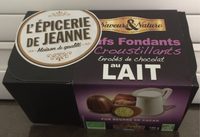 Œufs fourrés lacté & croustillant