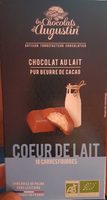 Chocolat au lait pur beurre de cacao - Coeur de Lait