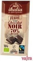 Chocolat noir, pure, origine de Perou