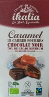 Caramel 18 carrés fourrés chocolat noir