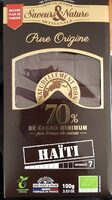 Chocolat 70% Cacao Haiti