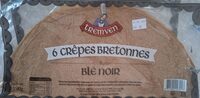 Crêpes Bretonnes de Blé Noir x 6