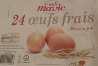 24 oeufs frais Martinique