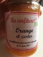 Confiture D'orange et Zestes