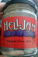 Helljam confiture de cassis et rhum