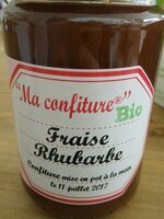 Ma confiture fraise rhubarbe