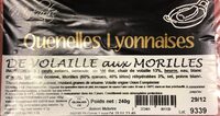 Quenelles lyonnaises de volaille aux morilles