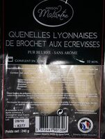 Quenelles lyonnaise de brochet et ecrevisses