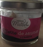 Rilette de saumon a l'aneth