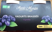 Yaourts brassés myrtille BIO